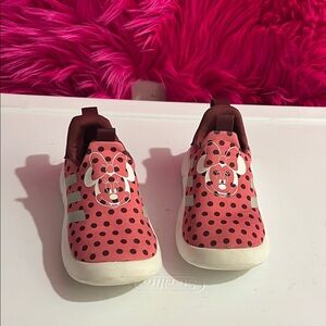 adidas Kids Red Polka Dot Sneakers